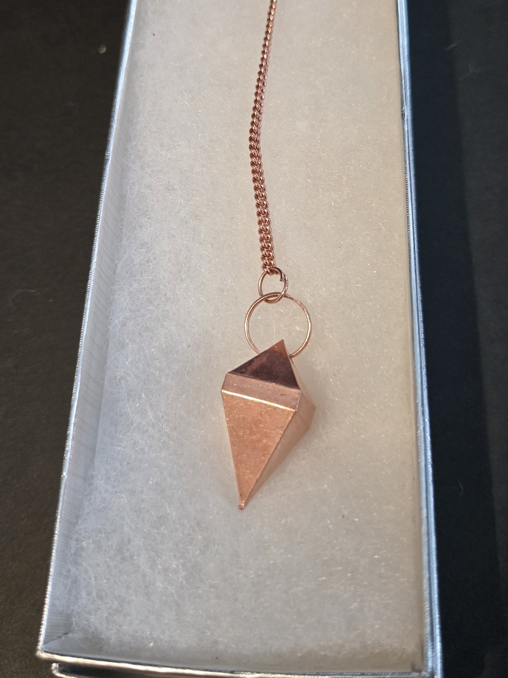 ✨ Copper Dowsing Pendulum Vintage Divination Tool